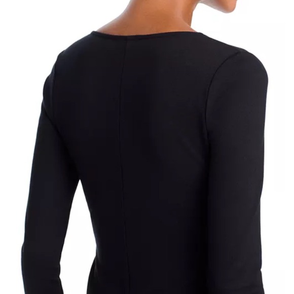 AQUA Body‎ on Midi Dress V Neck Long Sleeve  XS - Picture 4 of 11